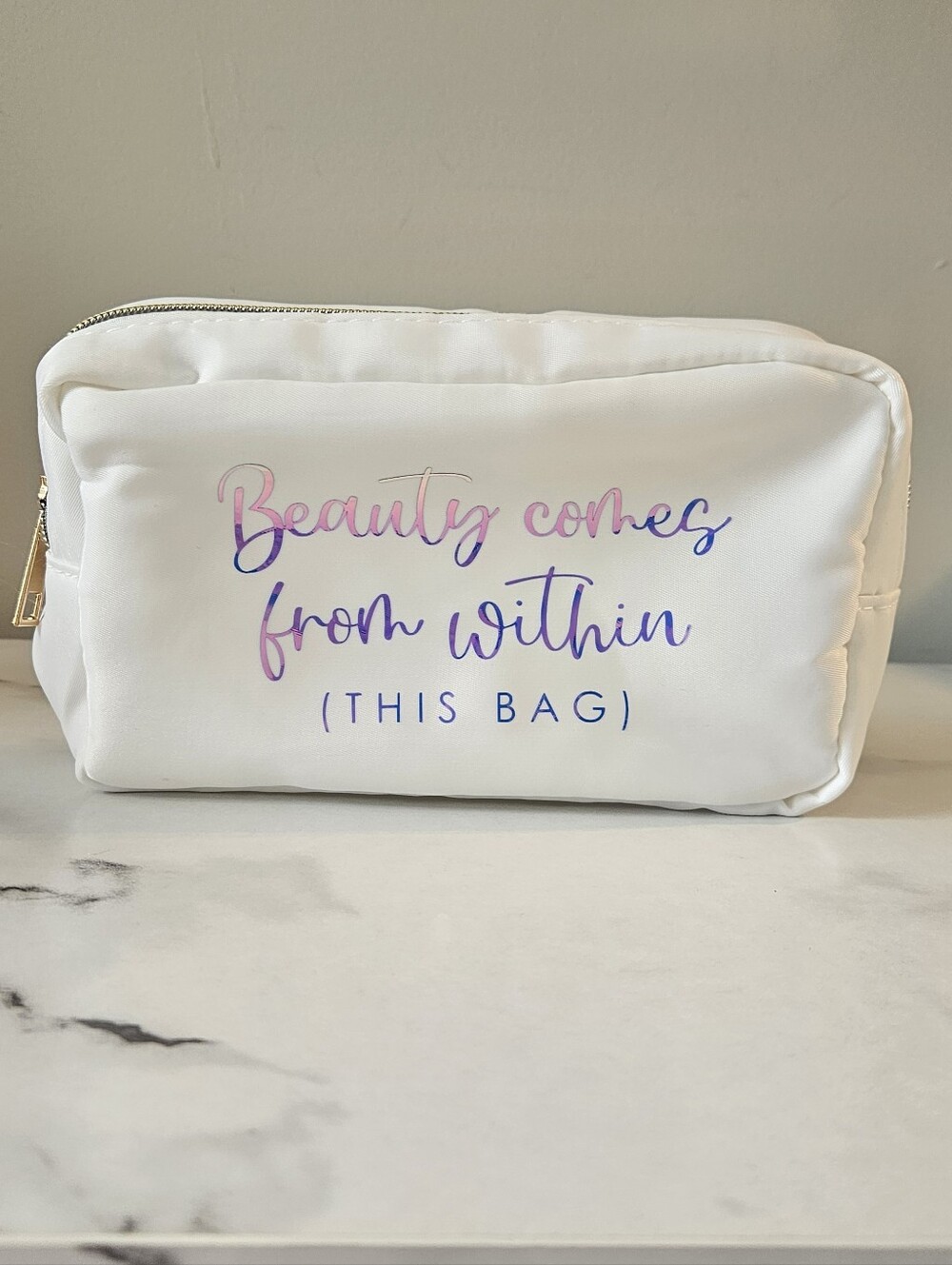 Snarky, Sassy & Sarcastic Nylon Cosmetic Pouch w/ HOLOGRAPHIC Font (PICK 1) - Picture 13 of 16